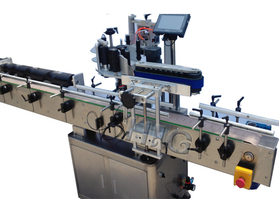 China Flexibele Spoke Automatische Sticker Etiketteringsmachine met Dubbele Zijdocument Zakken leverancier