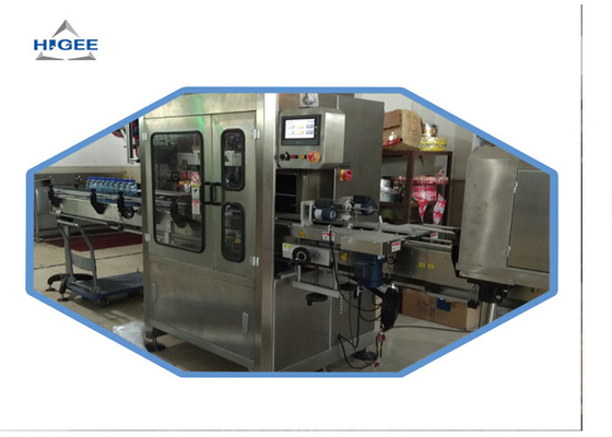 China Automatisch krimp Koker Etiketteringsmachine voor de Stoom van de Kopklasse krimpen Tunnel leverancier