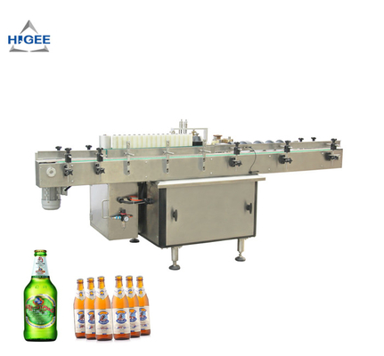 China De natte/Koude Lijm Etiketteringsmachine voor de Flessenkruiken van het Bierglas blikt Buizen in leverancier