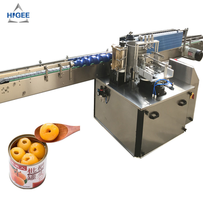 China Automatische ingeblikte fruitcocktail etiketteringsmachine met de lijm van de glasfles de koude bank van de etiketteringsmachine hoogste natte lijm labeler leverancier