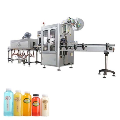 China Pvc-de koker krimpt instrument etiketteringsmachine voor ronde het tinblikken van de flessenglasfles leverancier