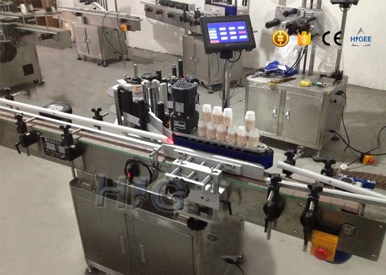 China Shampoo Automatische Ronde Fles Etiketteringsmachine 20 - 200 PCs/Min Snelheids leverancier