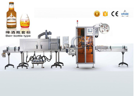 China Het flessenroestvrije staal krimpt Koker Etiketteringsmachine krimpt het Instrument van het Kokeretiket leverancier
