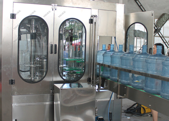 China Industriële Was die het Flessenvullenmachine van het 5 Gallonwater voor HUISDIER pp afdekken leverancier