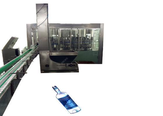 China Glasfles Sprankelende Drank het Vullen Machine 3 in 1 Semi Automatisch van Monoblock leverancier