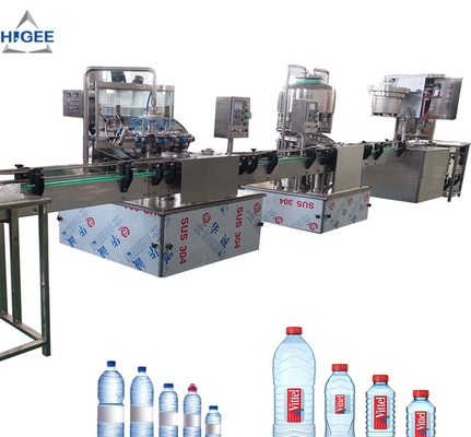 China Kleine Mineraalwater het Vullen Machine 1000-2000 PCs /Hour voor HUISDIER, Glasfles leverancier