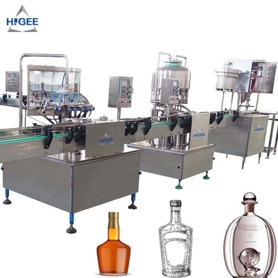 China De Wodka van de alcoholalcoholische drank het Vullen Machine voor Glasflessen met 0.75kw-Macht leverancier