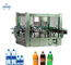 Roterende Hete Smeltingslijm Etiketteringsmachine In drie stadia voor HUISDIEREN Ovale Ronde Flessen leverancier